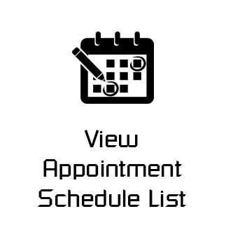 View Appointment Schedule List